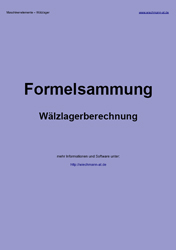 Formelsammlung Wälzlager